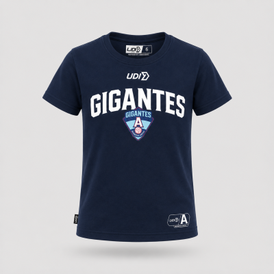 PLAYERA ESCUDO CENTRAL AZUL NIÑO