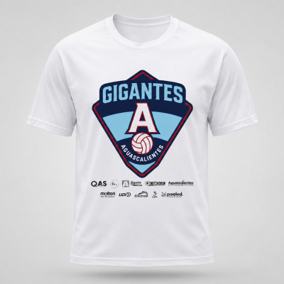 PLAYERA ESCUDO OFICIAL BLANCO UNISEX