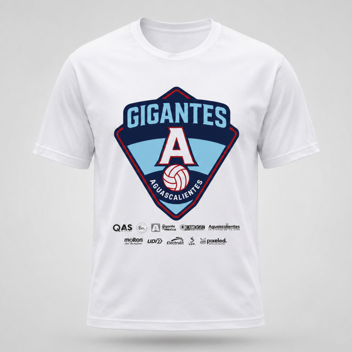 PLAYERA ESCUDO OFICIAL BLANCO UNISEX
