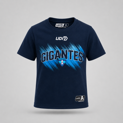 PLAYERA IMPACTO AZUL NIÑO