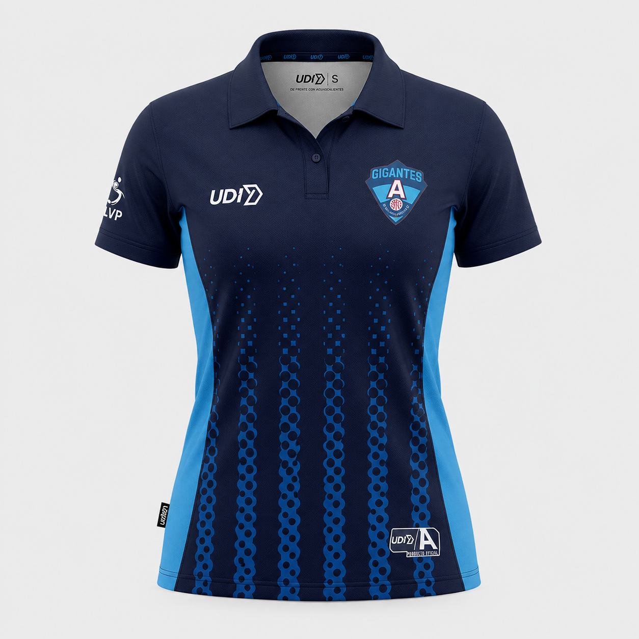 POLO FANWEAR MARINO EMBLEMA DAMA